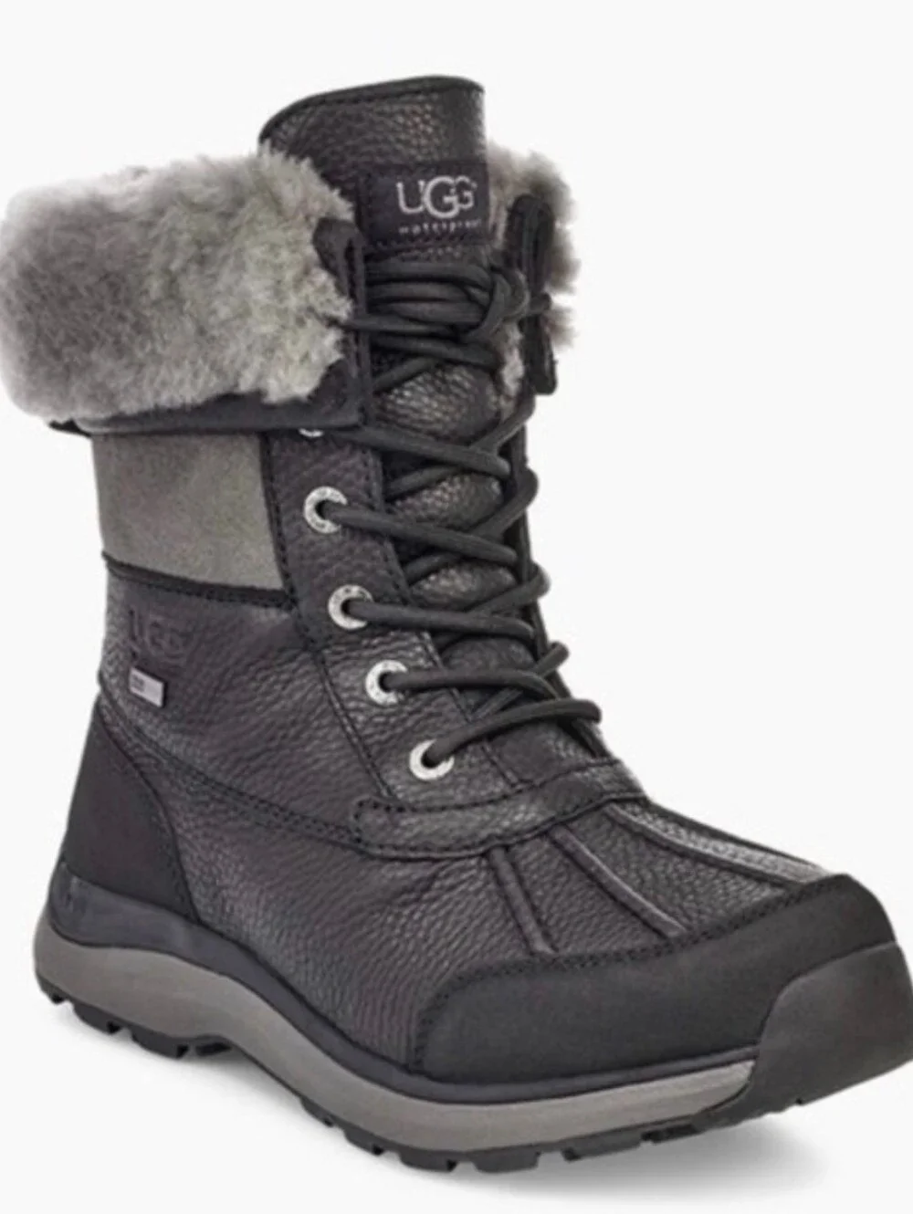 UGG Women’s Adirondack Boot III - Black Waterproof Insulated - Size 9